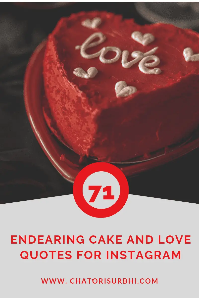 Cake and love Quotes