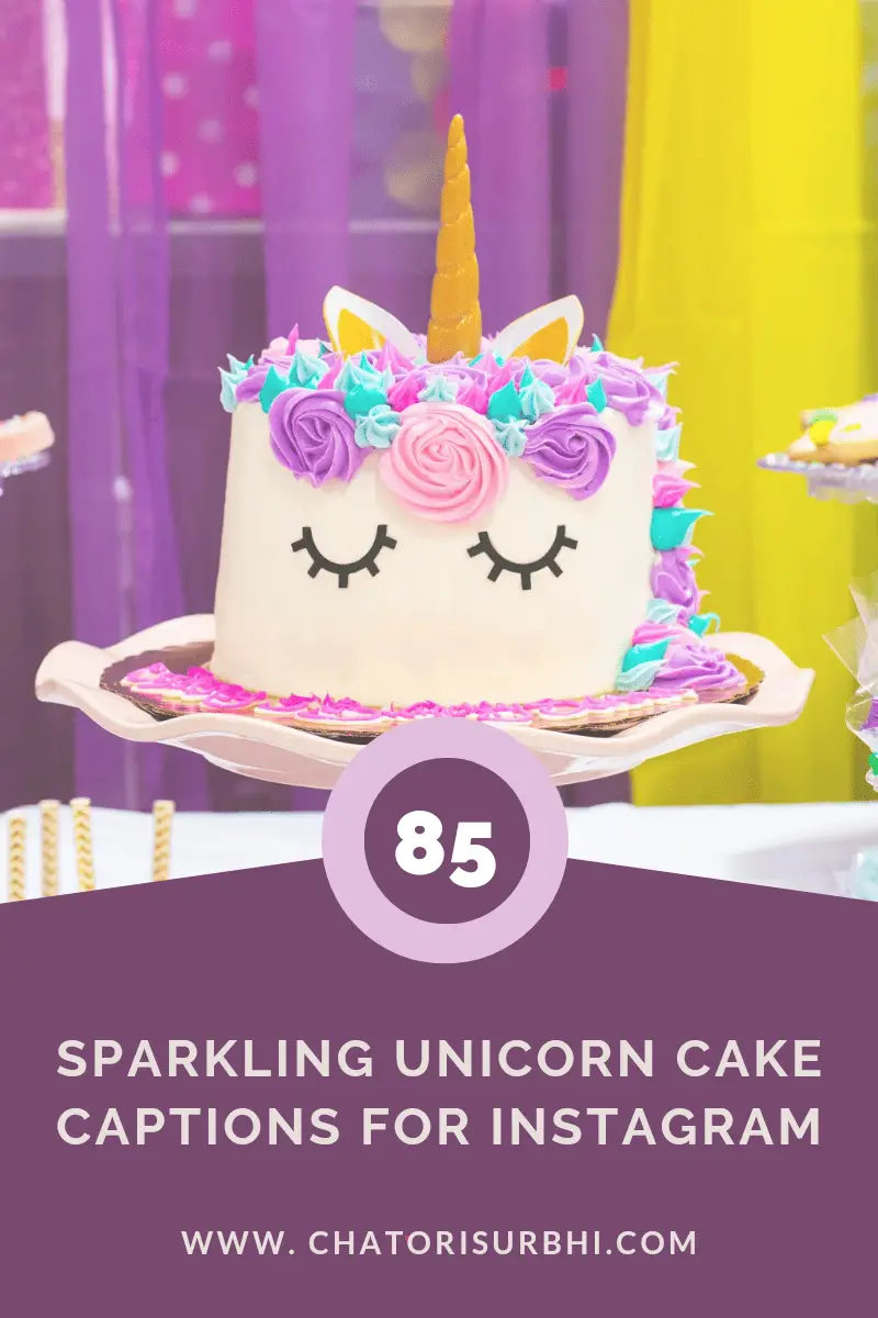 Unicorn cake captions